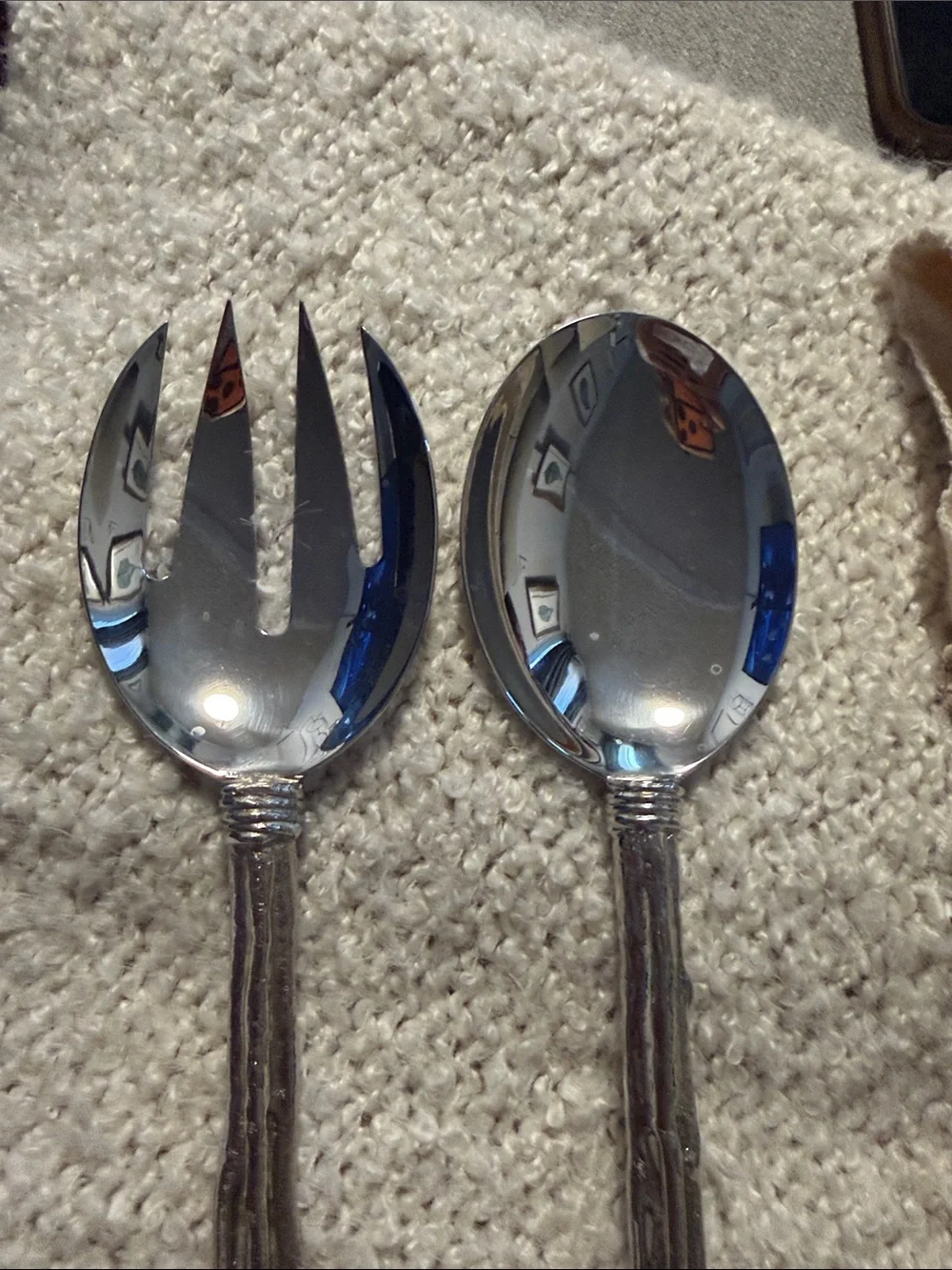 Michael Aram Silver Tassel-Handled Salad Servers - Silver